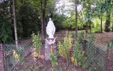 Figurka  Maryjna  znajdująca się na posesji p. J. Bialic